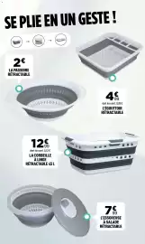 Catalogue Centrakor page 40: LA CORBEILLE À LINGE RÉTRACTABLE 45 L €12,99, L'ÉGOUTTOIR RÉTRACTABLE €4,99