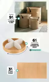Catalogue Centrakor page 41: LE TAPIS DE BAIN €3,99, LA PANIÈRE À LINGE €9,99