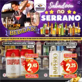 Catálogo Serrano Supermercado Página 2: Cerveja itaipava lata €2,45, Cerveja imperio puro malte €2,25