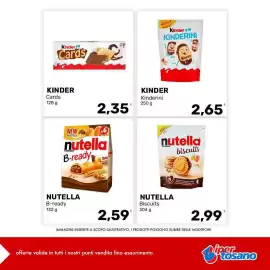 Volantino Iper Tosano settimana 36 Pagina 1: Nutella B-ready €2,59, Nutella biscuits €2,99