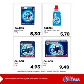 Volantino Iper Tosano settimana 36 Pagina 4: Calgon Gel capi morbidi 4in1 €5,70, Calgon Anticalcare €5,30
