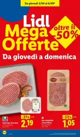 Volantino Lidl settimana 36 Pagina 12: Hamburger Di Tacchino €2,19, Dal Salumiere Salame Milano €1,05