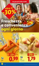 Volantino Lidl settimana 36 Pagina 14: Carote €0,99, Pere €1,79