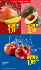 Volantino Lidl settimana 36 Pagina 15: Mango €1,11, Avocado €2,19