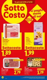 Volantino Lidl settimana 36 Pagina 2: ROVAGNATI Prosciutto cotto di alta qualità €1,89