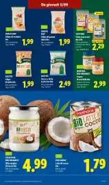 Volantino Lidl settimana 36 Pagina 25: Snack Day €1,99, ALESTO Chips di mela bio €1,99