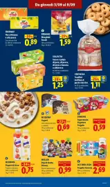 Volantino Lidl settimana 36 Pagina 29: DANONE Supermario Yogoloso Fragola €0,59, Solevita €1,25