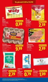 Volantino Lidl settimana 36 Pagina 3: BIRAGHI GRAN BIRAGHI GRATTUGIATO €2,59, Wudy Würstel classico small €0,89