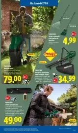 Volantino Lidl settimana 36 Pagina 33: PARKSIDE €34,99, PARKSIDE Biotrituratore €79,00