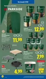 Volantino Lidl settimana 36 Pagina 36: PARKSIDE Vernice per legno 5 L €12,99, PARKSIDE Portavaso con rotelle €4,99