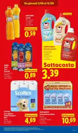 Volantino Lidl settimana 36 Pagina 5: Sant'Anna SanThé €0,59, OMINO BIANCO DETERSIVO LAVATRICE €3,39