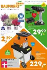 Globus Baumarkt Prospekt woche 36 Seite 1