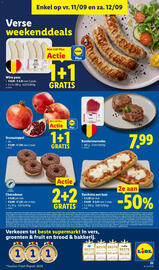 Lidl folder week 37 Pagina 32: Rundertournedos €7,99, Granaatappel €1,99