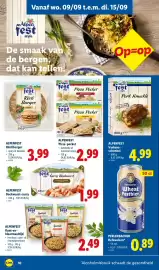 Lidl folder week 37 Pagina 10: Alpenfest spätzle €2,49, Alpenfest röstiburger €3,99