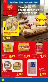 Lidl folder week 37 Pagina 12: Corsendonk abdijkaas in blokjes €3,49, Breydel-vleesbrood €3,49