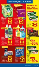 Lidl folder week 37 Pagina 15: Robijn Collections wasverzachter €12,98, Spa niet-bruisende limonade lime & ginger €7,49