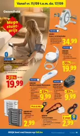 Lidl folder week 37 Pagina 25: Ridder seniorenhulpjes €2,99, SensiPlast saturatiemeter €9,99