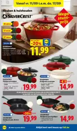 Lidl folder week 37 Pagina 26: Gietijzeren pan €19,99, Gietijzeren pan of grillpan €14,99