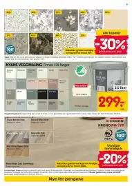Rusta kundeavis uke 36 Side 13: NYANS VEGGMALING €299,00, Utvalgte laminatgulv €199,00