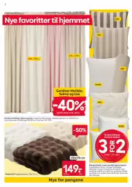 Rusta kundeavis uke 36 Side 2: Pledd Fluff €149,00, Alle putetrekk, puter med fyll og innerputer
