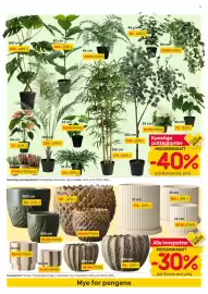 Rusta kundeavis uke 36 Side 7: Alle innepotter, Medlemspris €49,90, Kunstige potteplanter, Medlemspris €79,90