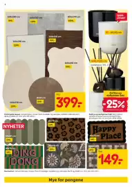 Rusta kundeavis uke 36 Side 8: Ensfargede tepper €399,00, Dørmatter €149,00