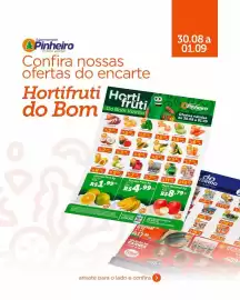 Encarte Pinheiro Supermercado Página 1: Laranja Pera Kg €1,99