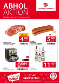 Transgourmet Flugblatt woche 37 Seite 1: Bacardi Rum €11,49