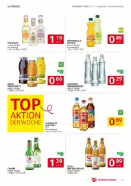 Transgourmet Flugblatt woche 37 Seite 21: Gasteiner Mineralwasser €0,29, Almdudler Spezi €0,69