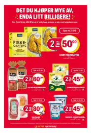 Coop Extra kundeavis uke 36 Side 23: Synnøve gårdsost skivet €45,00, Taga salami €80,00