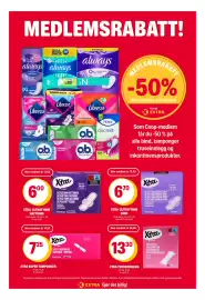 Coop Extra kundeavis uke 36 Side 27: Xtra ultratynne bind €6,70, Xtra ultratynne nattbind €6,00