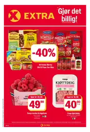 Coop Extra kundeavis uke 36 Side 3: Coop bringebær €49,90, Coop kjøttdeig €40,00
