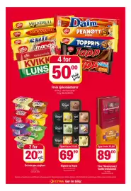 Coop Extra kundeavis uke 36 Side 4: Diplom-is Royal €69,90, Go'morgen yoghurt €20,00