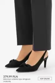 Ryłko gazetka tydzień 35 Strona 10: Welurowe czółenka typu slingback z kokardą €379,99