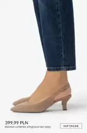 Ryłko gazetka tydzień 35 Strona 7: Beżowe czółenka slingback bez pięty €399,99