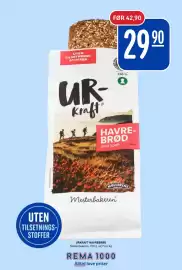 Rema 1000 uke 36 Side 17: Ur-kraft havrebrot med spelt €29,90