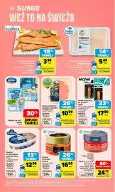 Carrefour Market gazetka tydzień 36 Strona 3: Brzuszki wędzone z łososia ekstra* SUEMPOL €3,99