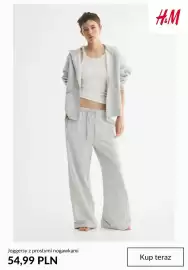 H&M gazetka tydzień 35 Strona 5: Joggersy z prostymi nogawkami H & M €54,99