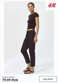 H&M gazetka tydzień 35 Strona 6: Spodnie cygaretki H & M €79,99