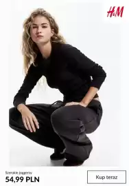 H&M gazetka tydzień 35 Strona 9: Szerokie joggersy H & M €54,99