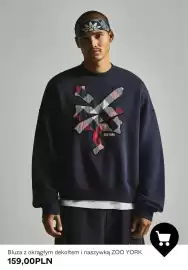Bershka gazetka tydzień 35 Strona 6: Bluza z okrągłym dekoltem i naszywką Zoo York €159,00