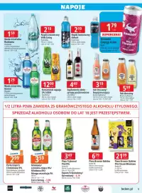 E.Leclerc gazetka Strona 12: Woda delikatnie gazowana Rodowita Z Roztocza €1,59, Napój izotoniczny niebieski Wilk €2,19