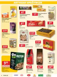 E.Leclerc gazetka Strona 2: Mango Kresto €6,99, Baton kukurydziano-ryżowy mleczny Sonko €1,49