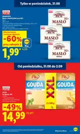 Lidl gazetka Strona 15: Mlekovita Masło z Polskiej Mleczarni 82% €1,99, Ser gouda, XXL €14,99
