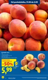 Lidl gazetka Strona 18: Brzoskwinie, luzem €5,99