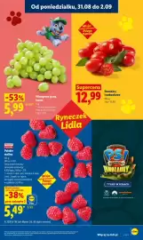 Lidl gazetka Strona 39: Pomidory truskawkowe €12,99, Winogrona jasne, luzem €5,99