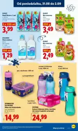 Lidl gazetka Strona 43: KUBUS Mus owocowy €3,49, Napój Waterrr €3,99