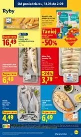 Lidl gazetka Strona 55: Mintaj, filet bez skóry, XXL €3,79, Dorsz atlantycki filety bez skóry
