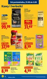 Lidl gazetka Strona 76: LAVAZZA Espresso Barista, kawa ziarnista €99,99, Inka Pistaczino €8,99