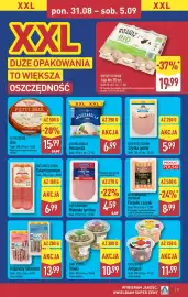 ALDI gazetka tydzień 36 Strona 11: DAYLICIOUS Oliwki €10,99, Wędliniarnia Mielonka tyrolska €4,59